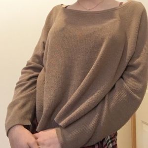 brown/beige sweater